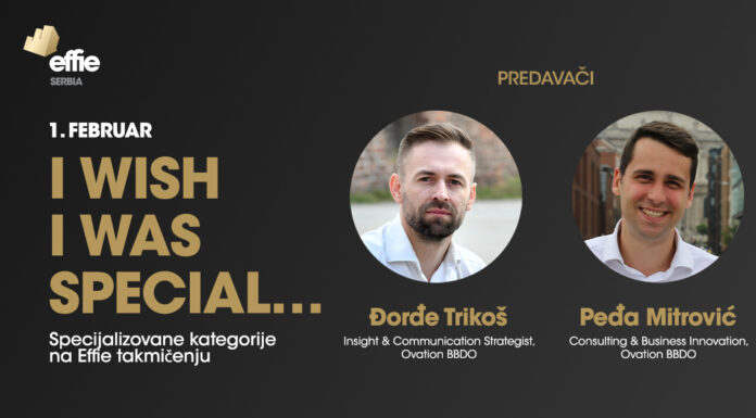 U TOKU PRIJAVE ZA ČETVRTI EFFIE TRENING 2023 effie trening 2023