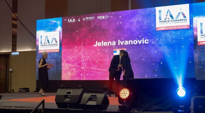 Nagrada za izuzetan doprinos: IAA Srbija na Svetskom kongresu Jelena Ivanović_izvršna direktorka IAA Srbije