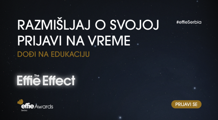 Effie Awards 2025: trening za buduće takmičare – prijavite se besplatno na zvaničnom sajtu festivala Effie 2025